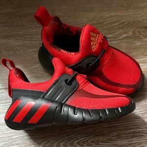 Adidas Kids Red and Black Sneakers